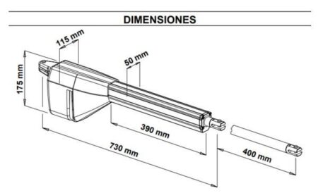 VDS Ego motor puerta batiente