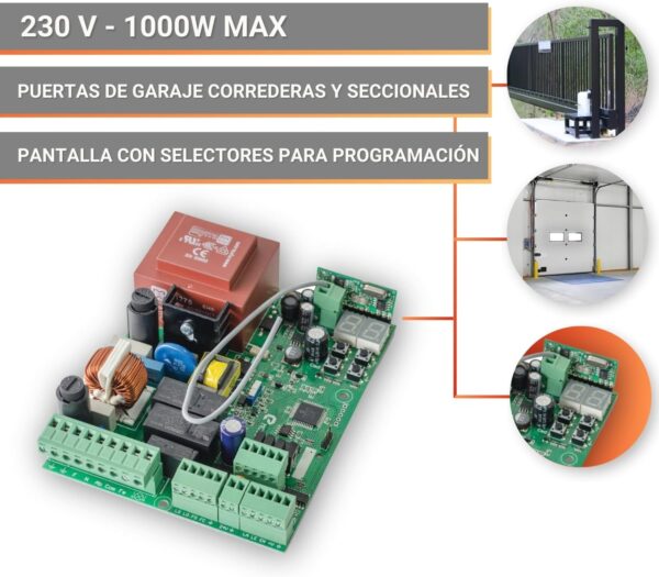 Cuadro universal motor corredera Motorline MC50 WiFi 2