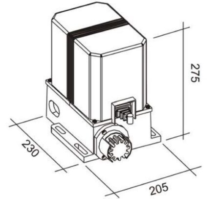 EMFA CU-1500 motor corredera 1500kg 3