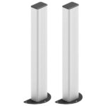 Columna aluminio 50cm para fotocélulas en puertas de garaje