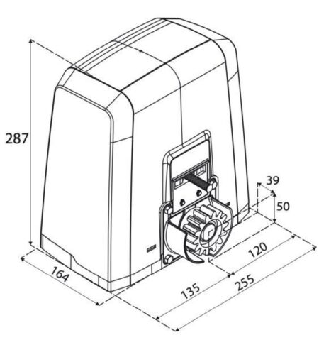 Motor puerta corredera BFT Deimos A600 24v 2