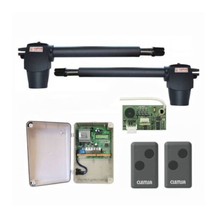 Kit motor puerta abatible batiente una hoja CLEMSA AA30 5