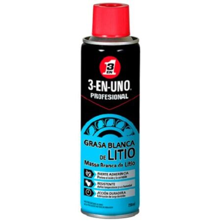 Grasa blanca de litio en spray bote de 250ml