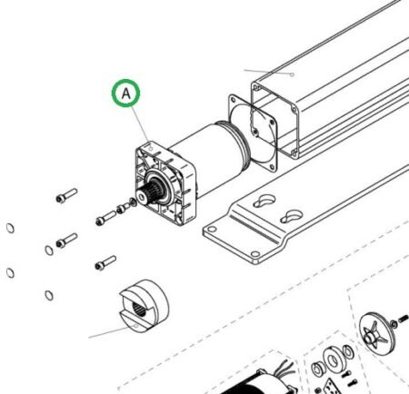 Repuesto reductora motor Erreka CICLON CL210-CLS210F - REFERENCIA 24B005